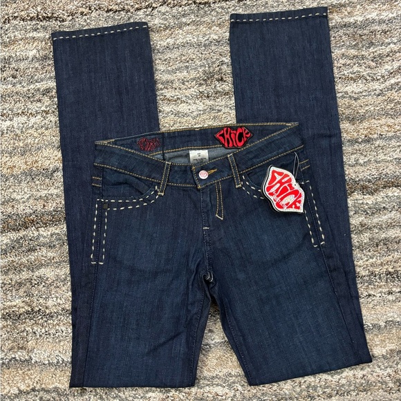 Y2K Low Rise Jeans Sz 25 NWT | Chick By Nicky Hilton Low Rise Mini Bootcut Jeans - Picture 2 of 16